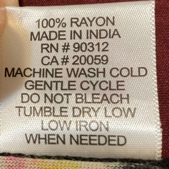 Parsley & Sage Black Multicolor Tunic Top with Lace on Bottom - Picture 5 of 7